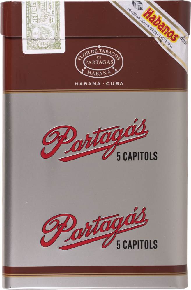 Partagás Capitols packaging