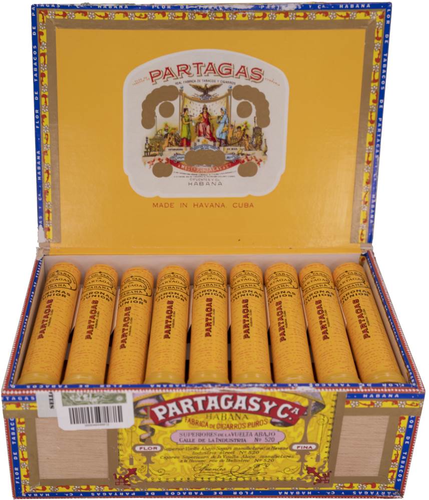 Partagás Coronas Junior packaging