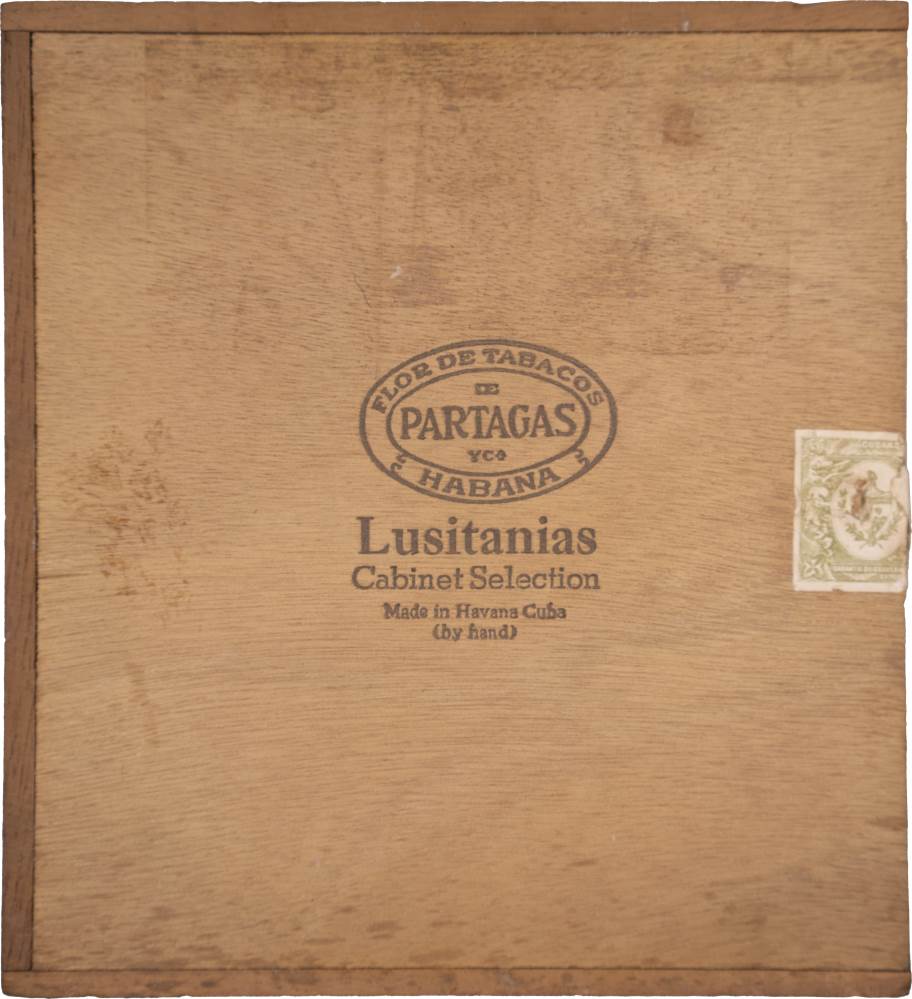 Partagás Lusitanias packaging