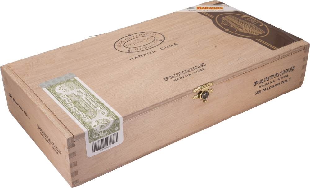Partagás Maduro No. 1 packaging