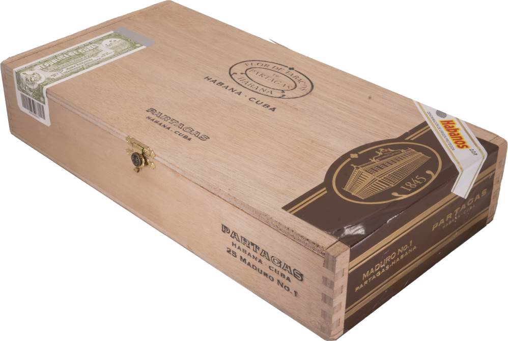 Partagás Maduro No. 1 packaging