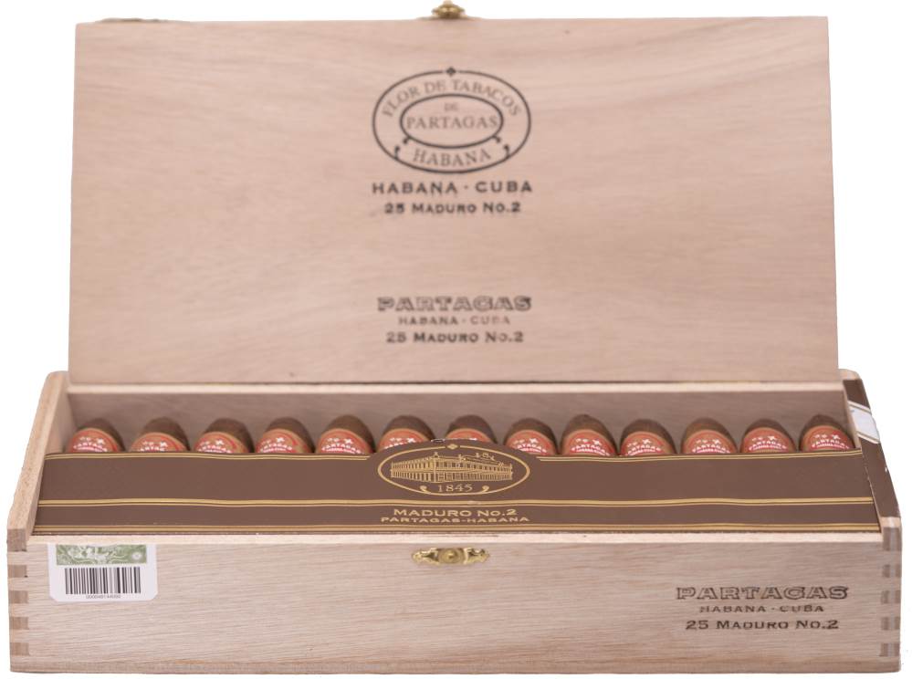 Partagás Maduro No. 2 packaging