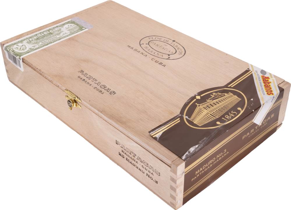 Partagás Maduro No. 3 packaging