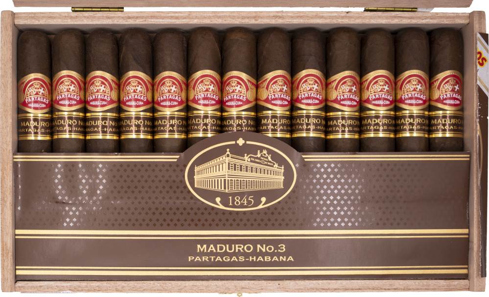 Partagás Maduro No. 3 packaging