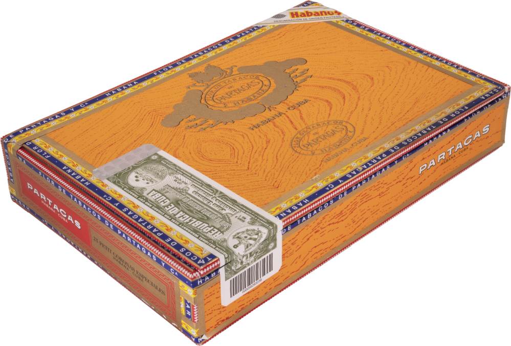 Partagás Petit Coronas Especiales packaging