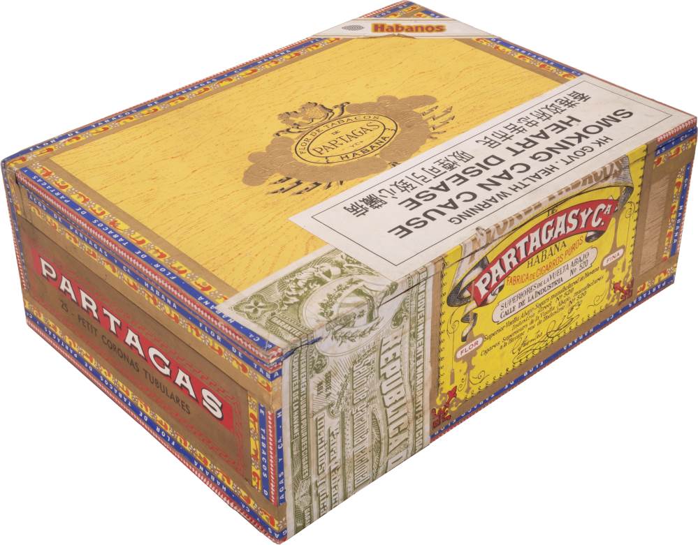 Partagás Petit Coronas Tubulares packaging