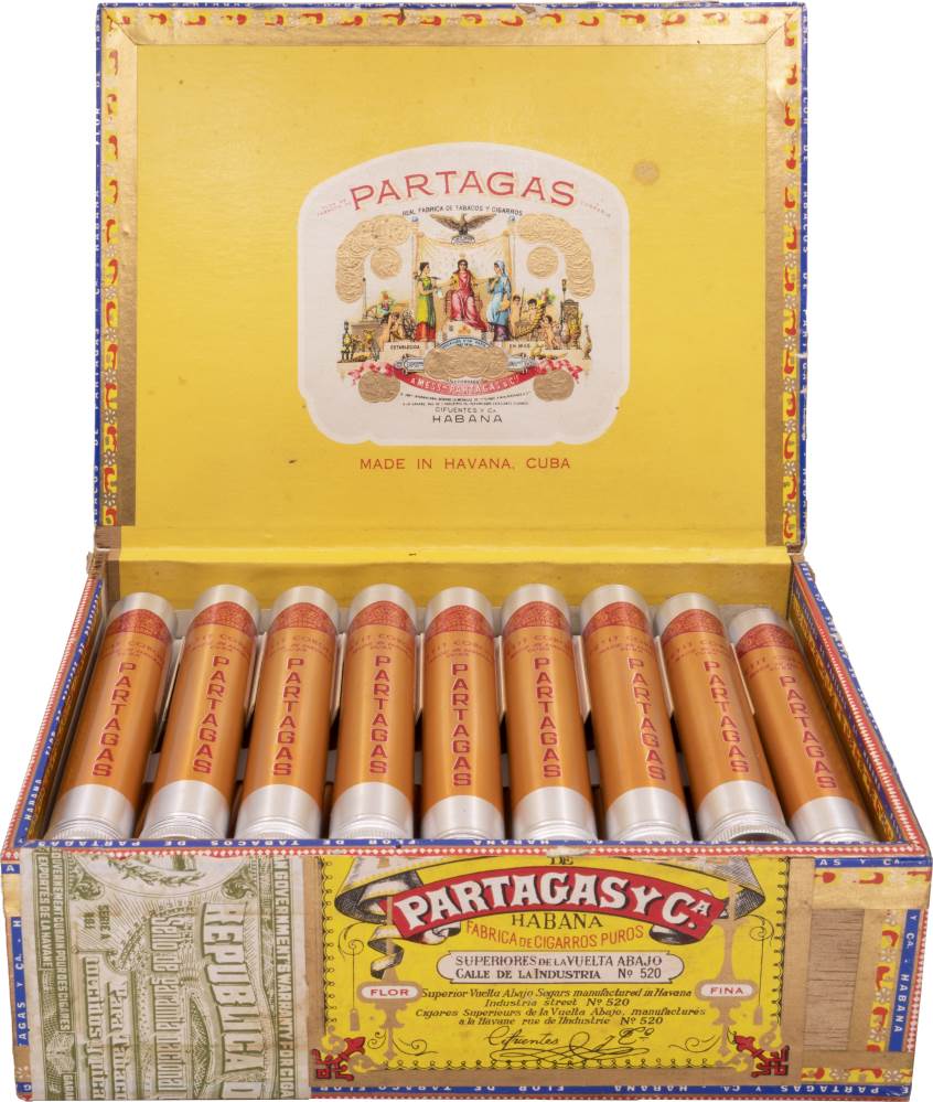 Partagás Petit Coronas Tubulares packaging
