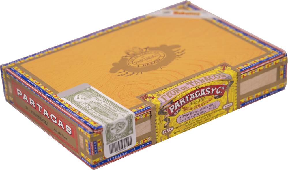 Partagás Presidentes packaging