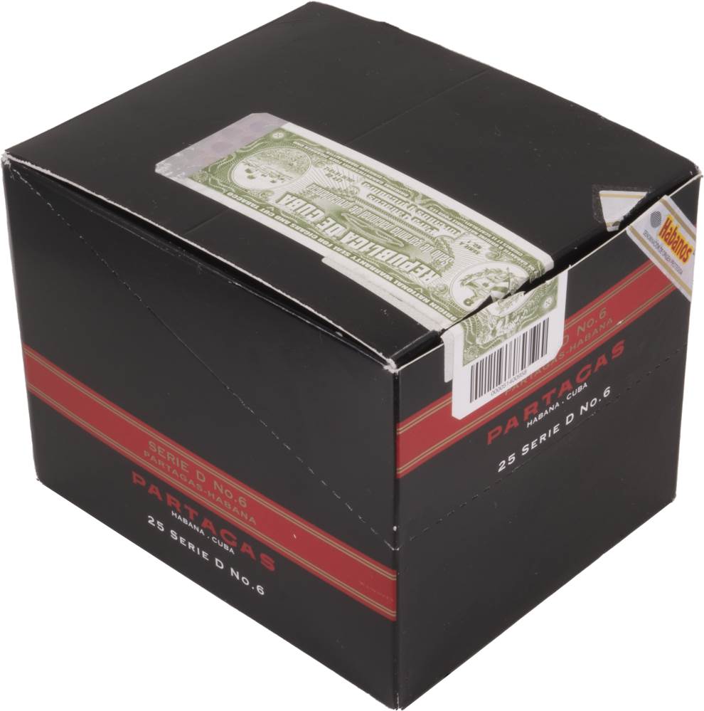 Partagás Serie D No.6 packaging