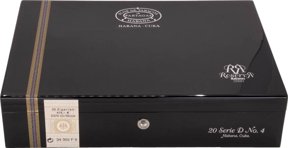 Partagás Reserva Cosecha 2000 packaging