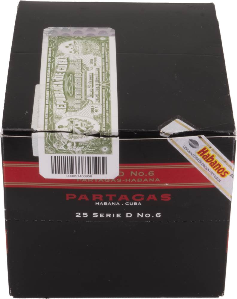 Partagás Serie D No.6 packaging