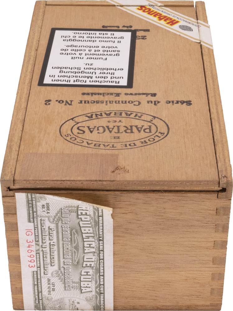 Partagás Serie du Connaisseur No.2 packaging