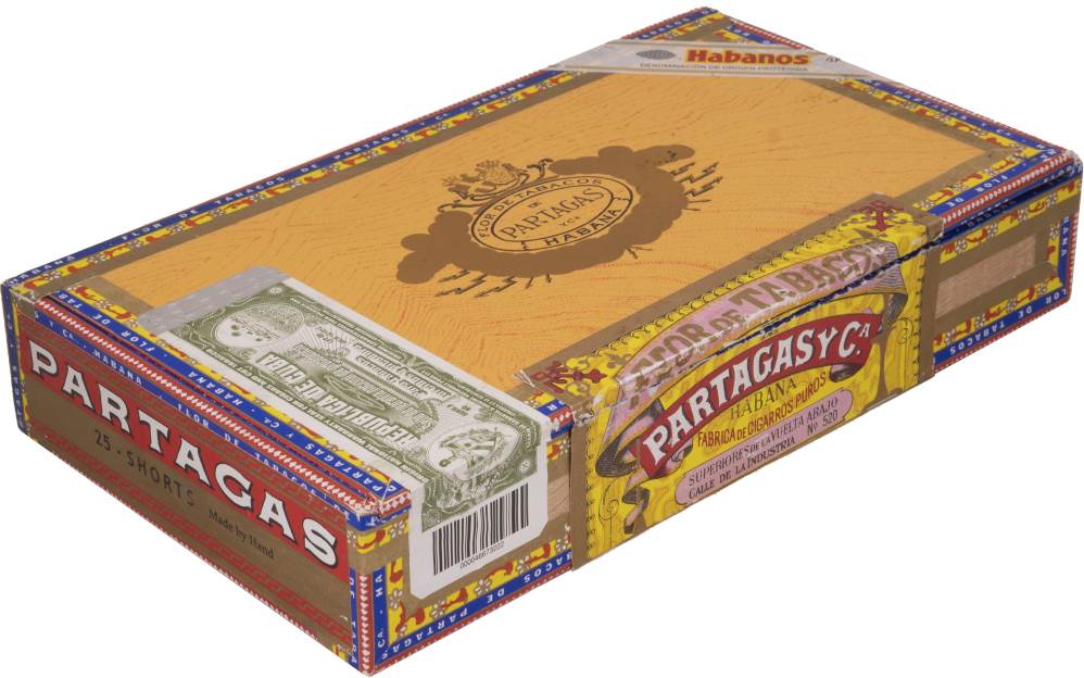 Partagás Shorts packaging