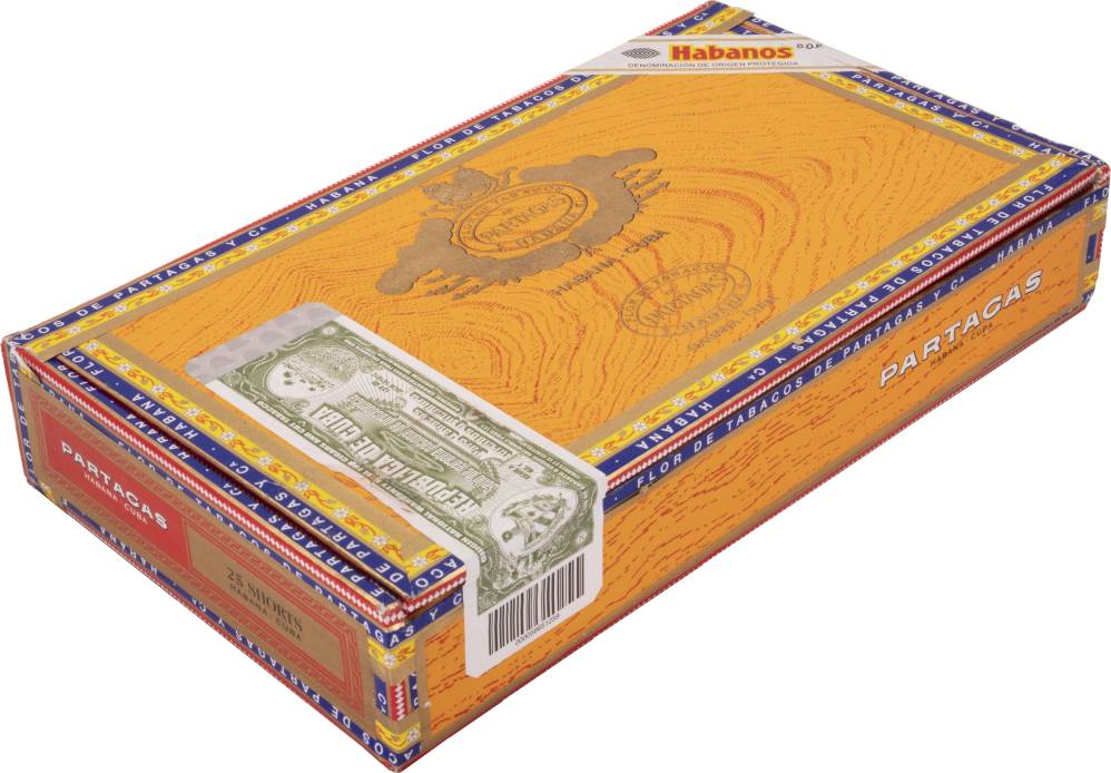 Partagás Shorts packaging