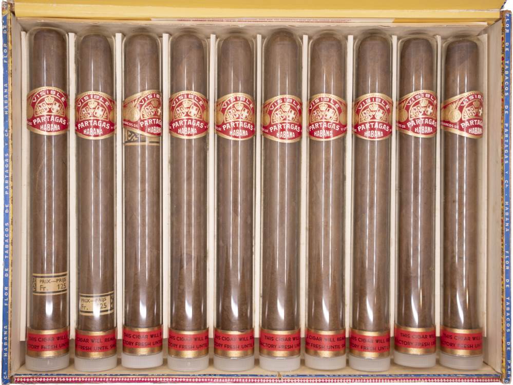 Partagás Visibles packaging