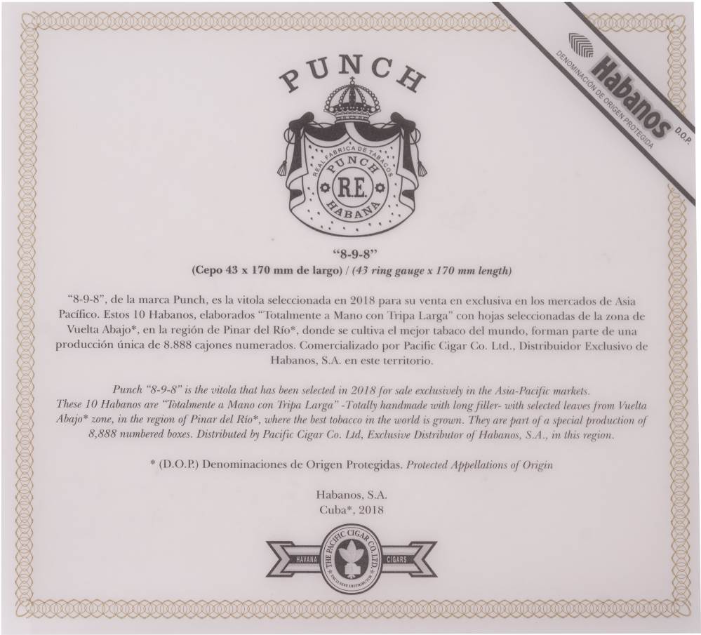 Punch Edición Regional Asia Pacifico packaging
