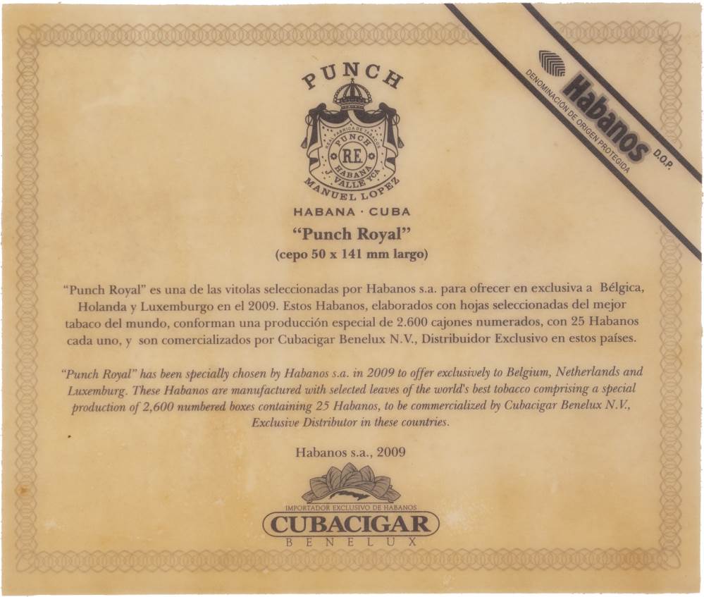 Punch Edición Regional Benelux packaging