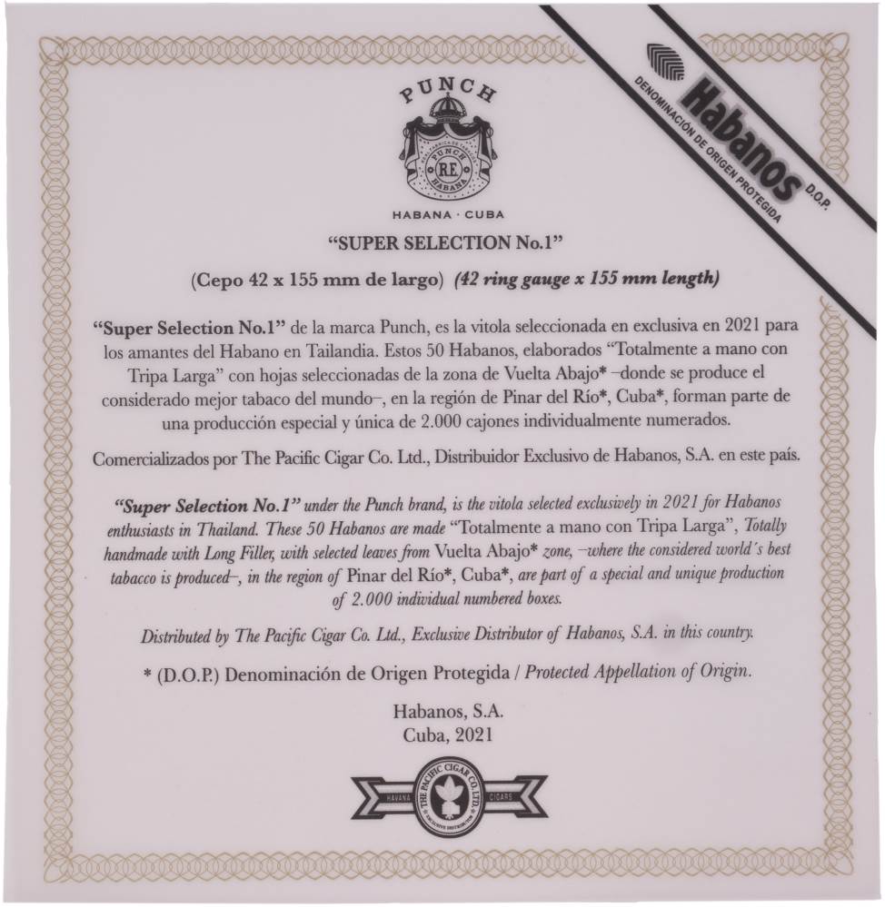 Punch Edición Regional Tailandia packaging