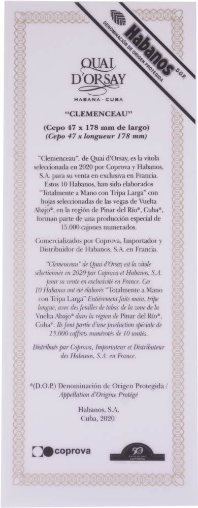 Quai d'Orsay Edición Regional Francia packaging