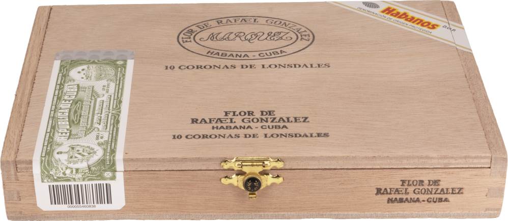 Rafael González Coronas de Lonsdales packaging