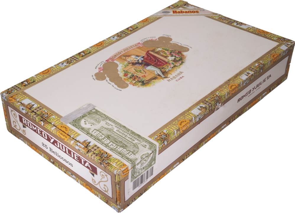 Romeo y Julieta Belicosos packaging
