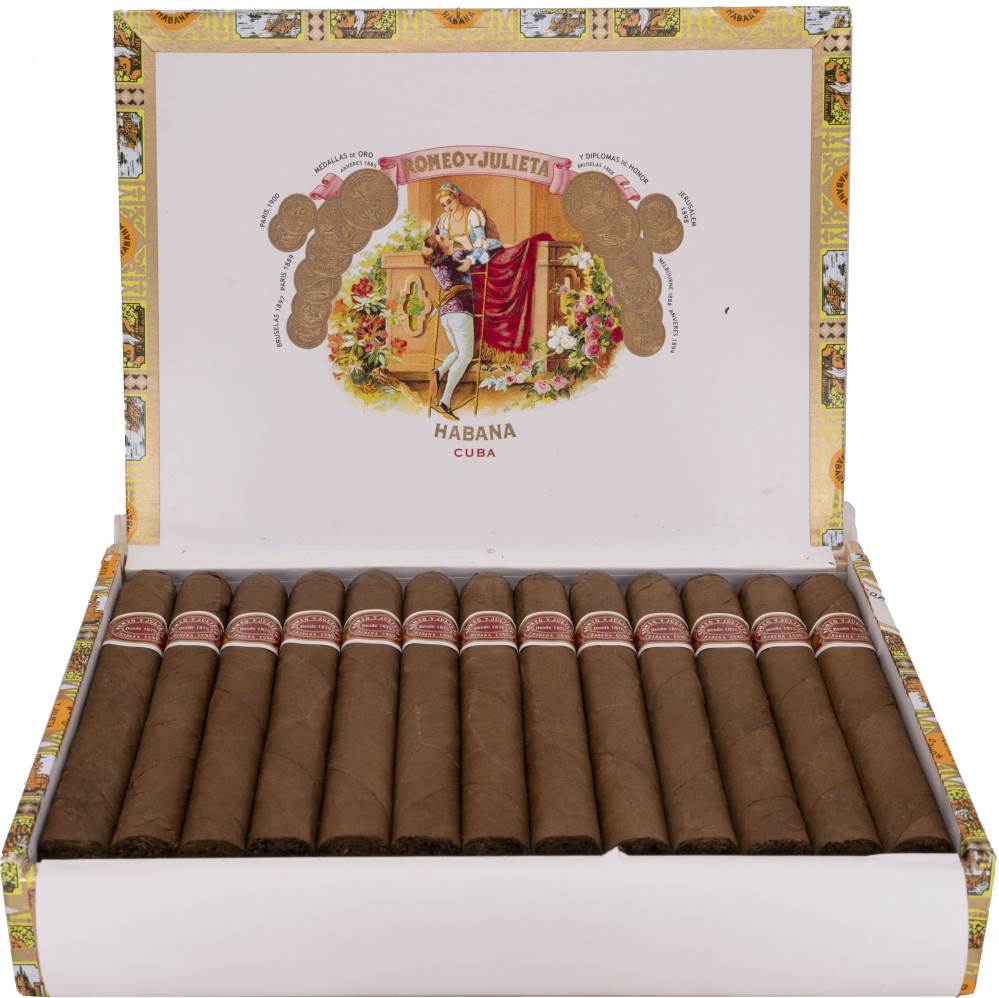 Romeo y Julieta Belvederes packaging