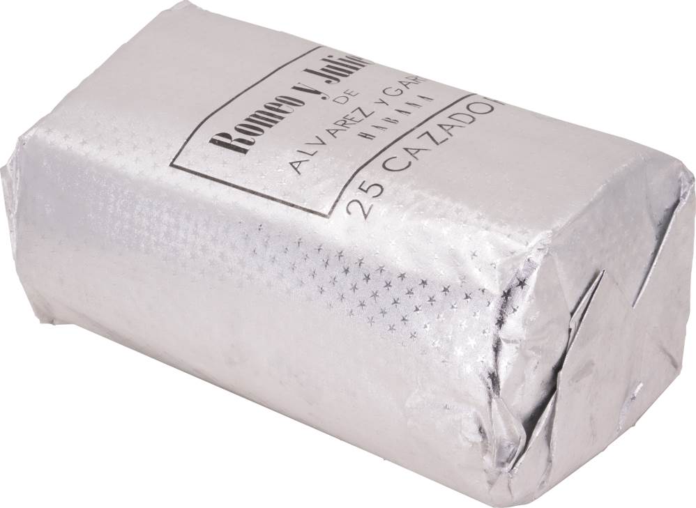 Romeo y Julieta Cazadores packaging