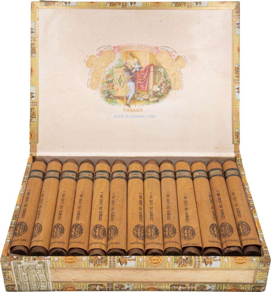 Romeo y Julieta Cedros de Luxe No.1 packaging