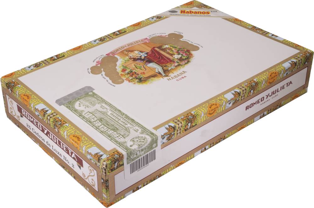 Romeo y Julieta Cedros de Luxe No.2 packaging