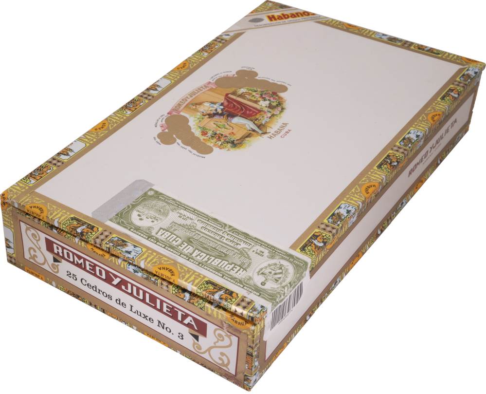 Romeo y Julieta Cedros de Luxe No.3 packaging