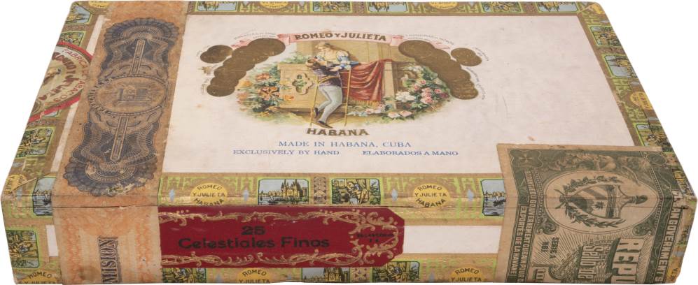 Romeo y Julieta Celestiales Finos packaging