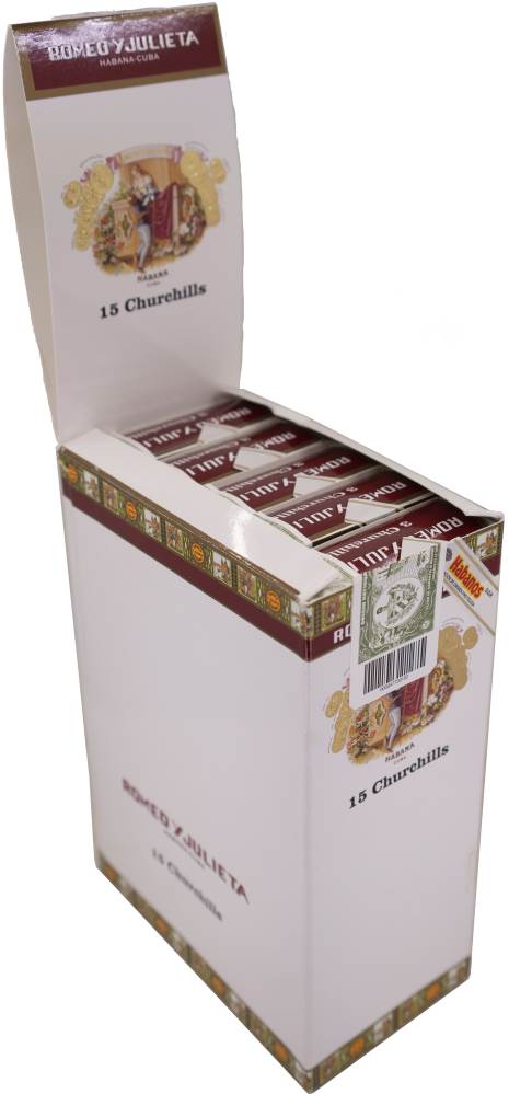 Romeo y Julieta Churchills packaging