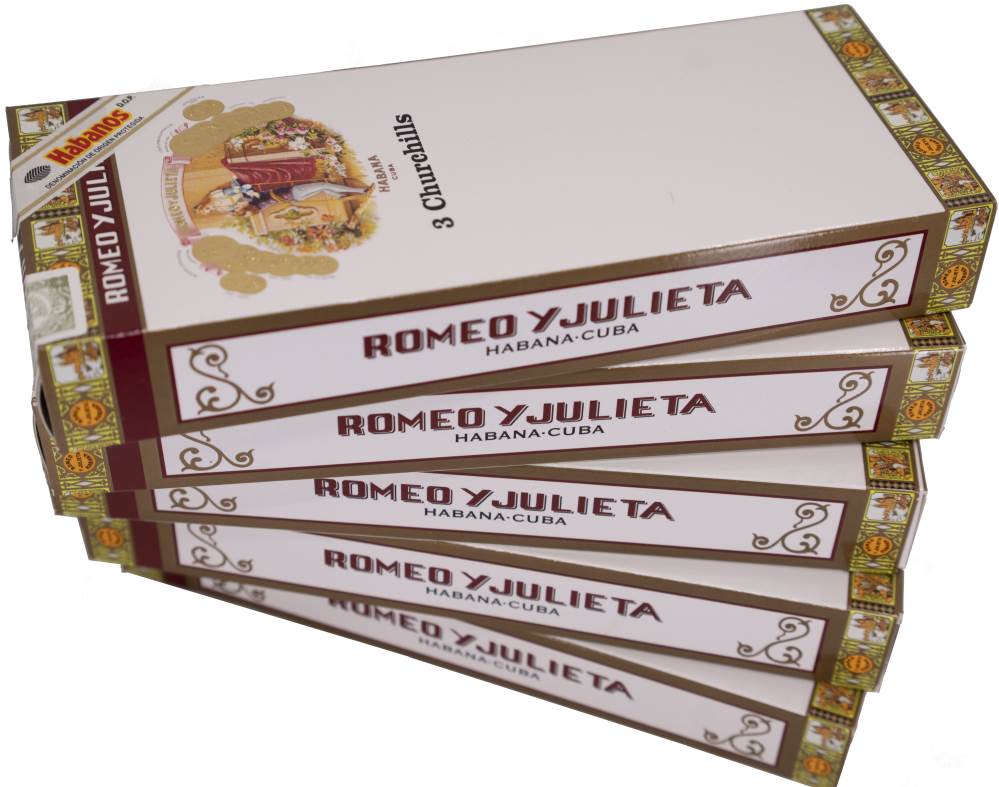 Romeo y Julieta Churchills packaging