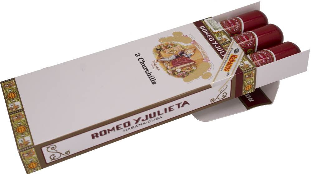 Romeo y Julieta Churchills packaging