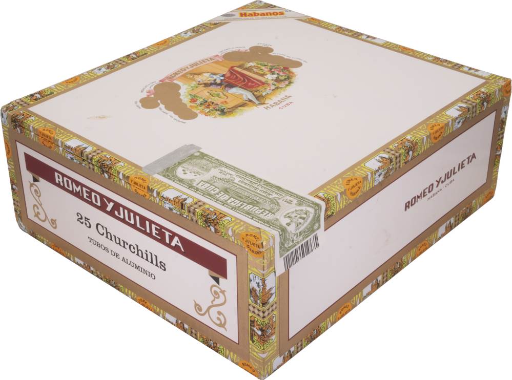 Romeo y Julieta Churchills packaging