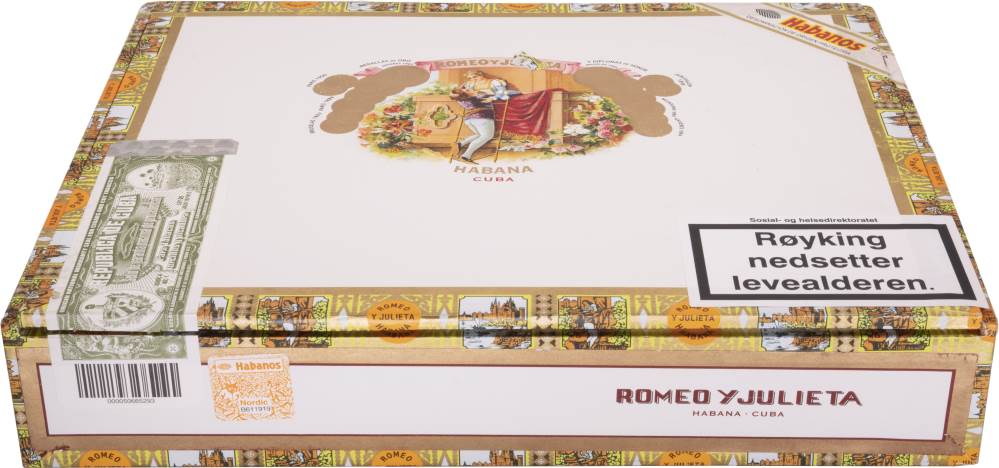 Romeo y Julieta Churchills packaging