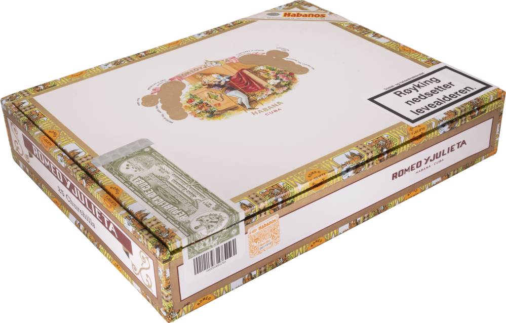 Romeo y Julieta Churchills packaging