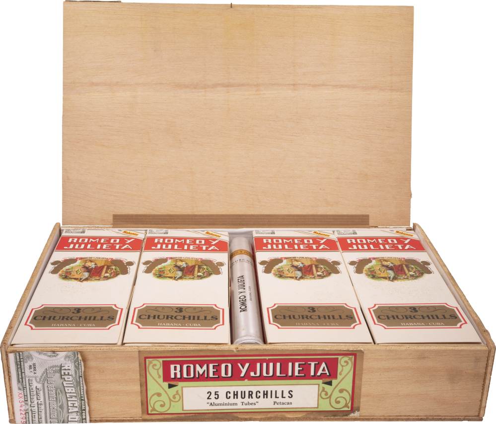 Romeo y Julieta Churchills packaging