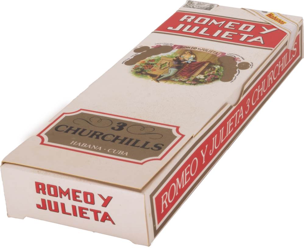 Romeo y Julieta Churchills packaging