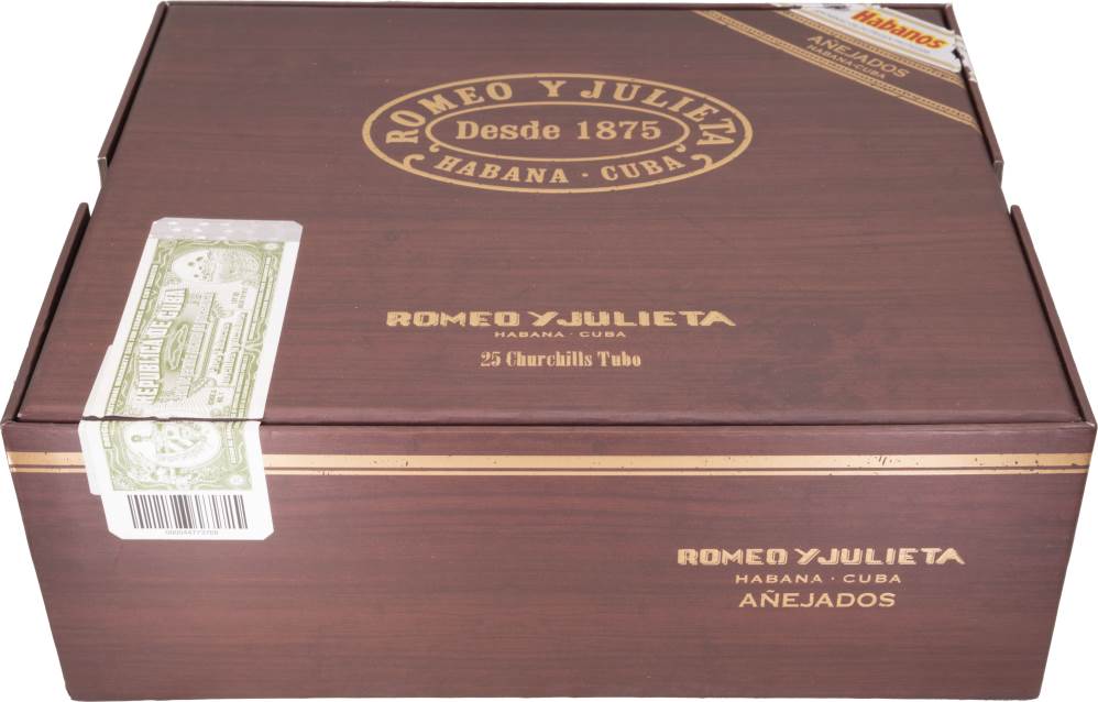 Romeo y Julieta Habanos Añejados packaging