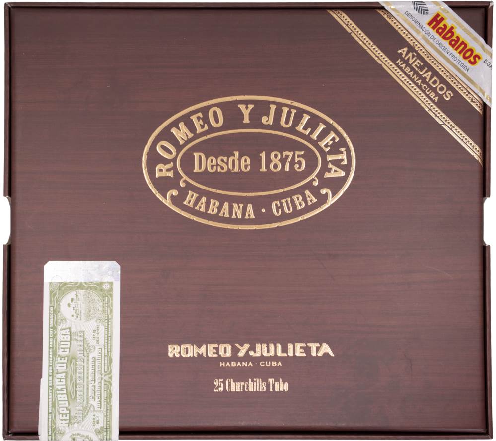 Romeo y Julieta Habanos Añejados packaging
