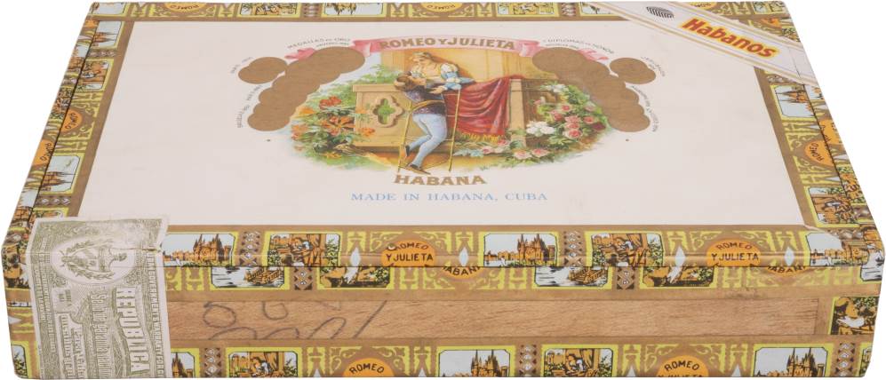 Romeo y Julieta Clarines packaging