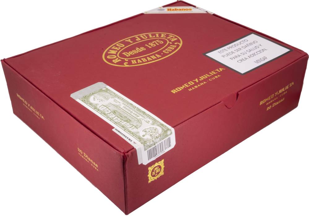 Romeo y Julieta Dianas packaging