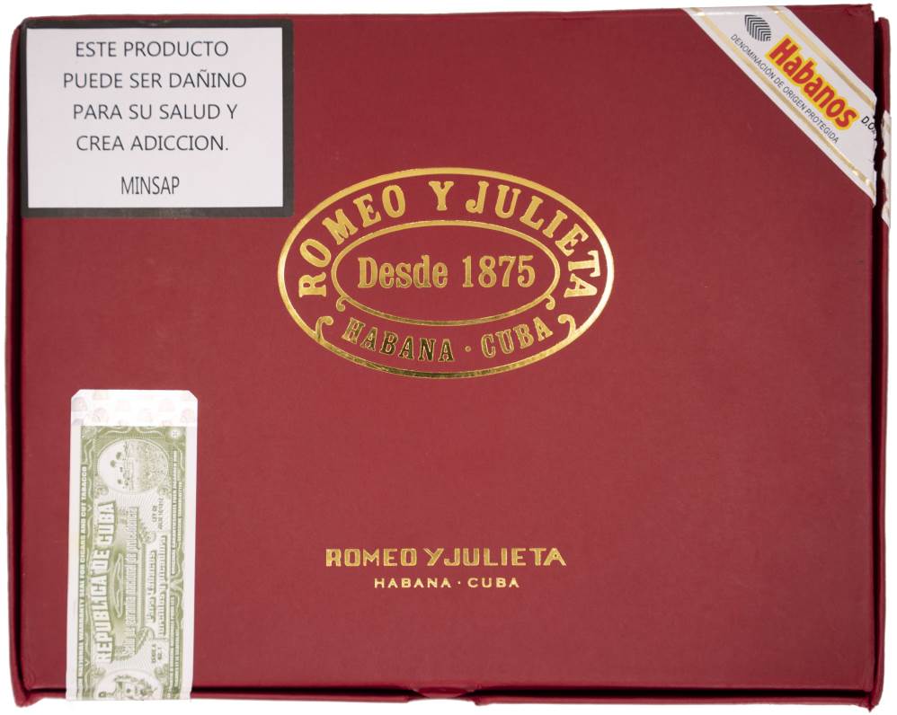 Romeo y Julieta Dianas packaging