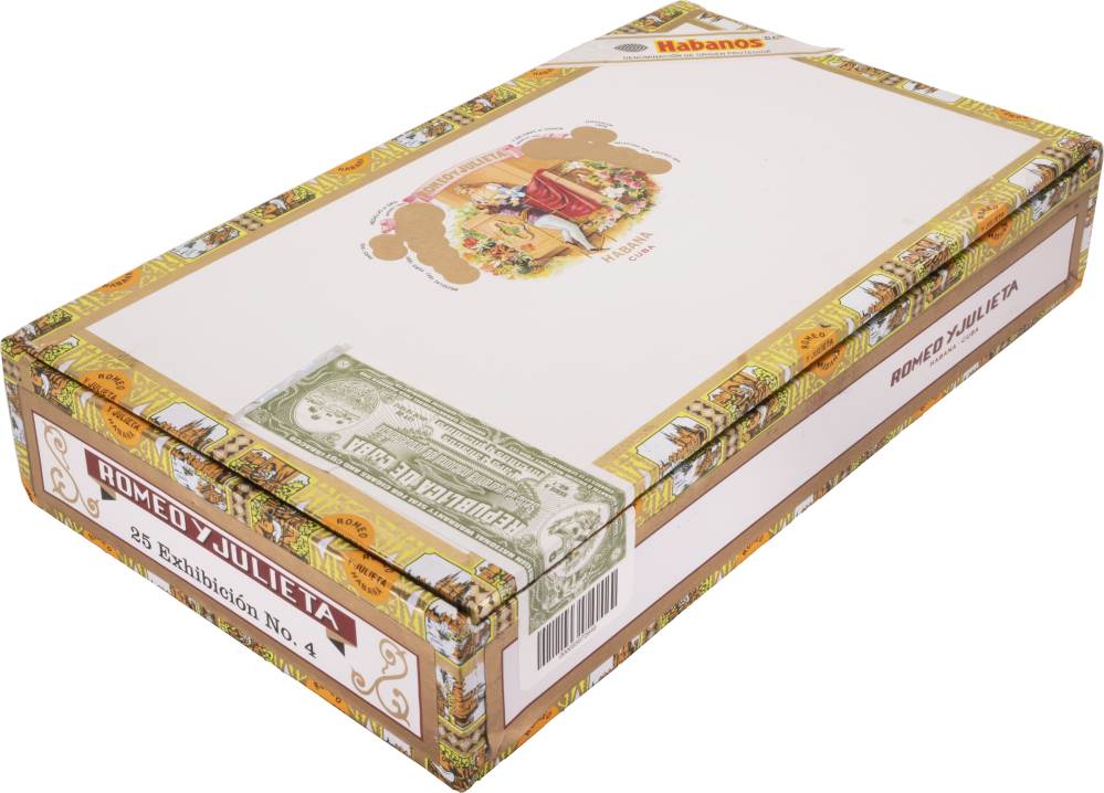 Romeo y Julieta Exhibición No.4 packaging