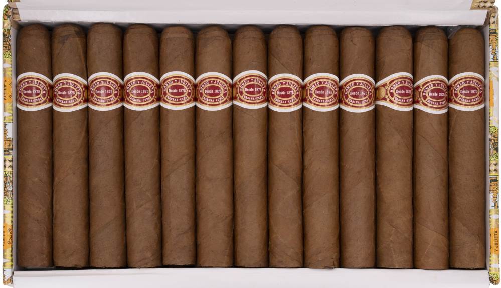 Romeo y Julieta Exhibición No.4 packaging
