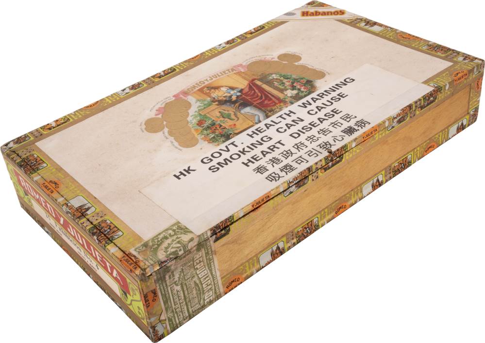 Romeo y Julieta Exhibición No.4 packaging