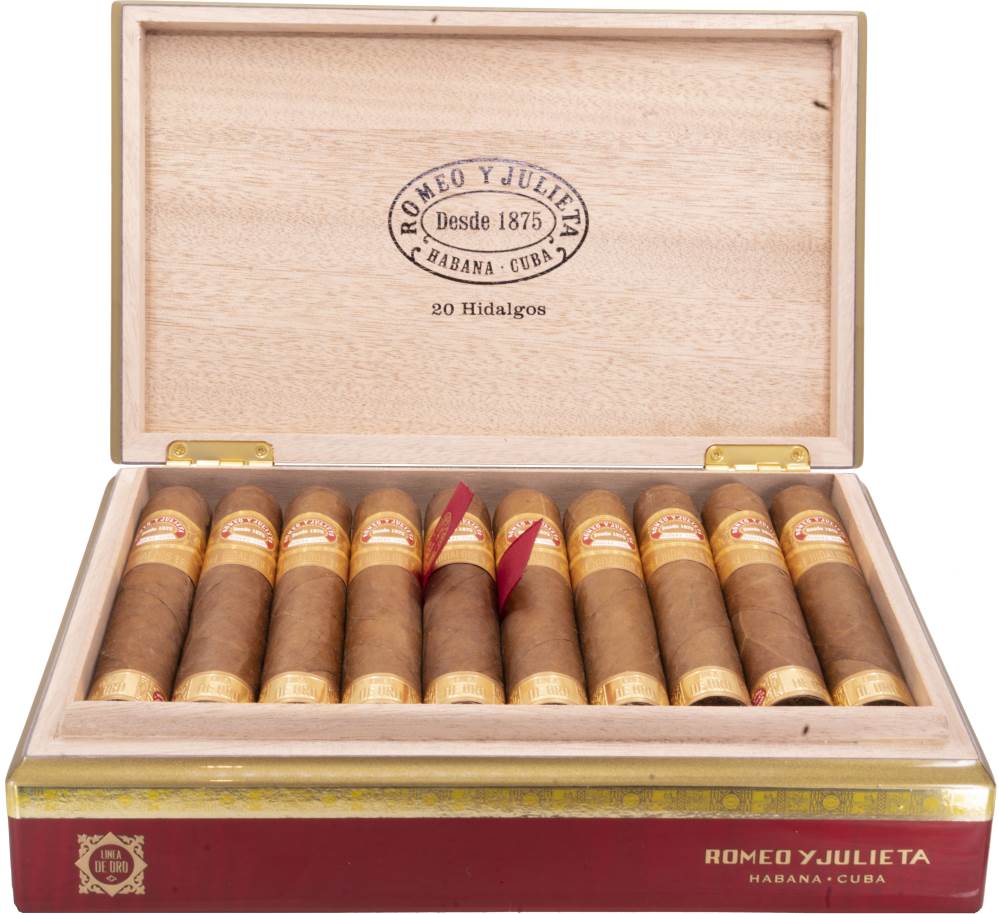 Romeo y Julieta Hidalgos packaging