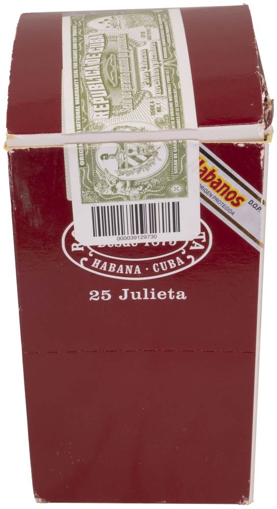 Romeo y Julieta Julieta packaging