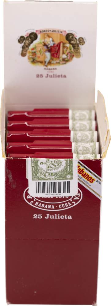 Romeo y Julieta Julieta packaging